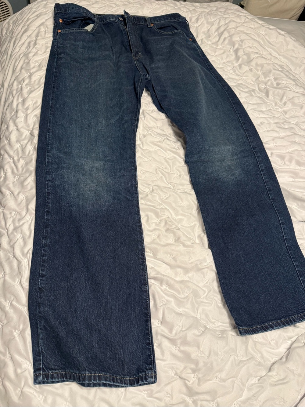 Men's 517 Levi’s Dark Blue Straight-Leg Jeans